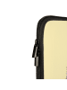 Mr. & Mrs. Panda Laptoptasche Igel Wein mit Spruch in Gelb Pastell