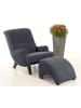 58 aufm Kessel Sessel Kajsa 71x80x101 Bezug Veloursstoff Buche nussbaum/anthrazit