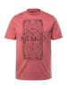 Men Plus Kurzarm T-Shirt in himbeere