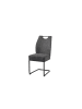 byLiving 2er-Set: Esszimmerstuhl PETER in Anthrazit/Schwarz - (B) 45 x (H) 94 x (T) 54 cm