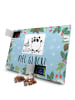 Mr. & Mrs. Panda Tee Adventskalender Panda Glück mit Spruch in Eisblau