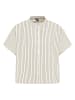 DreiMaster Maritim Damen Bluse in Hellbeige Marine