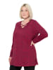 Ulla Popken Longshirt in rubinrot