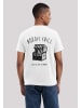 F4NT4STIC T-Shirt Knut und Jan Scribble Logo in weiß