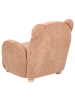 Beliani Kindersessel BOO in Braun/Braun - (W) 58 x (H) 56 x (L) 62 cm