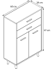 ebuy24 Badschrank Landos Weiß 60 x 28 cm