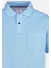 Redmond Poloshirt Basic in Weiß / hellblau