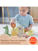 Fisher-Price Baby Kleinkinder Stapel- und Sortier Tierwelt Holz 10 Teile ab 12 Monate HXV04