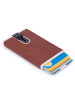 Piquadro Black Square Kreditkartenetui RFID Leder 6 cm in cuoio