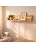 CALICOSY Wandregal TIYA in Helles Holz - (W) 60  x (H) 15  x (L) 15  cm