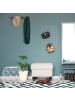 relaxdays 2 x Wandgarderobe in Braun - (B)46,5x (H)6,5 x (T)6 cm