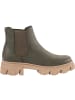 palado Chelsea Boots in Khaki/Cream