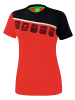 erima 5-C T-Shirt in rot/schwarz/weiss
