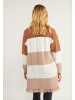 usha FESTIVAL Damen Offener Strick Cardigan in Beige Weiss