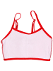 Aquarti Mädchen Bikini Set Zweiteilig Bikinislip Bustier in rot