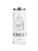 Mr. & Mrs. Panda Wasserflasche Bär Vermissen mit Spruch in Weiß