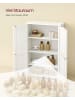 VASAGLE Badschrank in Weiß - (B)60 x (H)108.5 x (T)30 cm