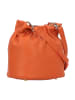 Valentino Fedora Umhängetasche Leder 21 cm in arancio