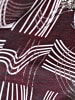 creation L Shirt in burgund-ecru-gemustert