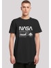 F4NT4STIC T-Shirt NASA Classic Space Shuttle Black in schwarz