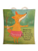 Mr. & Mrs. Panda Tote Bag Fuchs Ballerina Design mit Spruch in Weiß