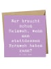 Mr. & Mrs. Panda Einladungskarte Spruch Heimweh oder Fernweh mit... in Lavendeltraum