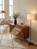 KADIMA DESIGN Sideboard | Sheesham/Metall, 100x71x40cm, 2 Türen