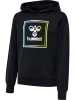 Hummel Kapuzenpullover Hmlleiden Mädchen in BLACK IRIS/OIL BLUE
