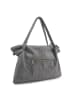 FREDs BRUDER Velvet Wild Schultertasche Leder 59 cm in dark grey