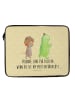 Mr. & Mrs. Panda Notebook Tasche Schildkröte Maus mit Spruch in Gelb Pastell