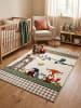 KADIMA DESIGN Teppich Kinderzimmer Kinder-Motiv Kinderzimmer pflegeleicht Spielzimmer in Creme