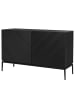 home24 Sideboard IKON 120 cm in Paulownia Schwarz