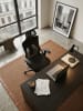 KADIMA DESIGN Bürostuhl mit Mesh-Bezug, Ergonomisch, Lordose & Kopfstütze, Büro