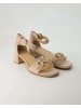 Terry Sandaletten in Beige