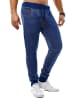 Arizona-Shopping Jogginghose Jeans Optik Sweathose Stretch Sporthose und Jungen in Blau