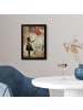 MuchoWow Poster mit Bilderrahmen Beige