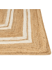 Beliani Geflochtener Teppich ELMALI in Beige - (W) 200 x (L) 300 cm