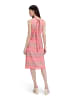 CARTOON Midikleid mit Stehkragen in Rosa/Taupe