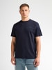 Petrol Industries Baumwoll-T-Shirt mit Print zimmer in Blau