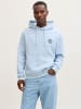 Jack & Jones Kapuzenpullover in Celestial Blue