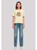 F4NT4STIC Tee Mothers Day Floral Design Happy Mom in softyellow