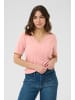 Kaffe Kurzarm-Bluse KAsamantha Regular fit in Misty Rose CC