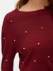 Vero Moda Strickpullover in Syrah