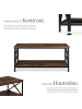 tectake Beistelltisch Pittsburgh 100x55x45,5cm