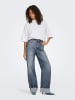 ONLY Jeans mit weitem Bein in Special Blue Grey Denim