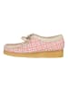 Clarks Schnürschuhe Wallebee in 5342E Pink Check