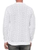 Rusty Neal Grobstrick mit Muster Rundhals-Pullover in Weiß