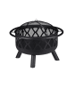 relaxdays Feuerschale in Schwarz - Ø 75 cm