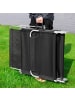 SoBuy Sonnenliege in Schwarz - (B)189 x (H)28 x (T)62cm