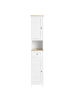 SoBuy Badezimmerschrank in Mattweiß - (W) 29 x (H) 170 x (L) 32 cm